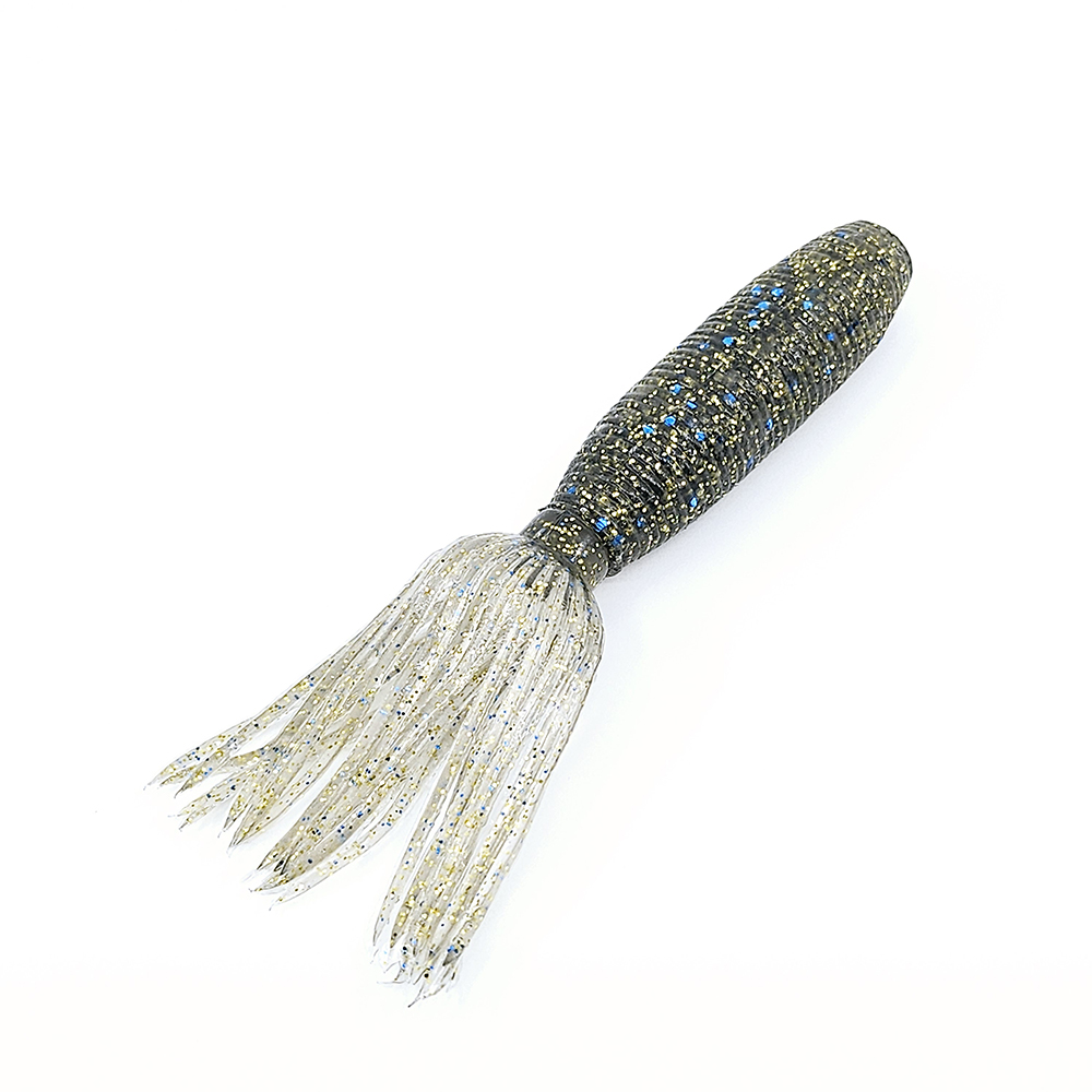 캣츠크로우 아네모네 배스 이카웜 노싱커웜 고비중웜 035 블루 믹스, 10cm(4인치) - 상세 이미지 3