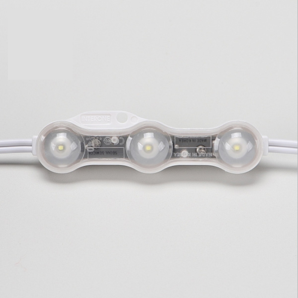 국산 LED 3구 모듈 주광색 10K Z3U-V05-W 고효율 200개 렌즈형 간판 조명 인터원 - 상세 이미지 2