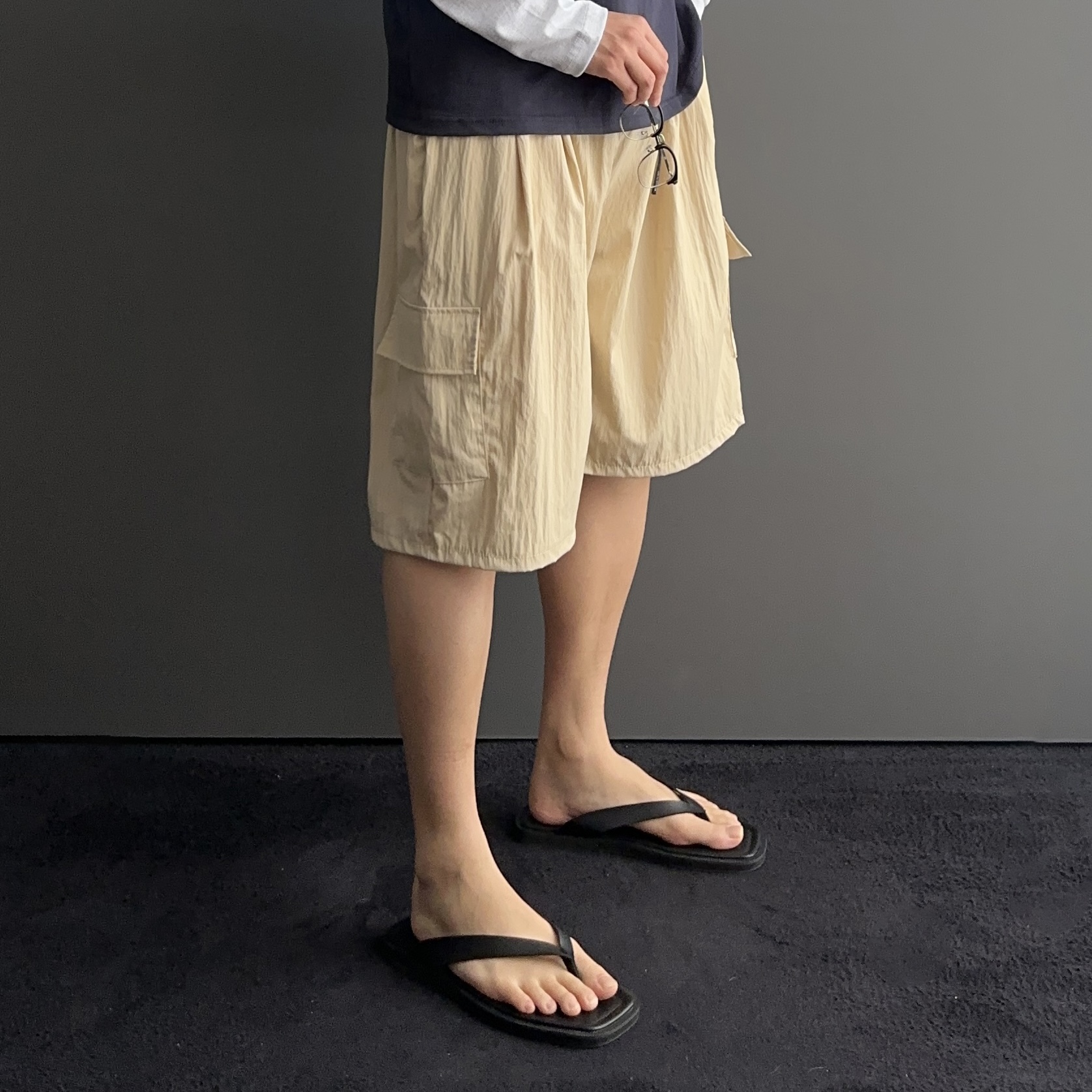 1+1 나일론반바지 남자버뮤다팬츠 남자6부반바지 - 상세 이미지 2