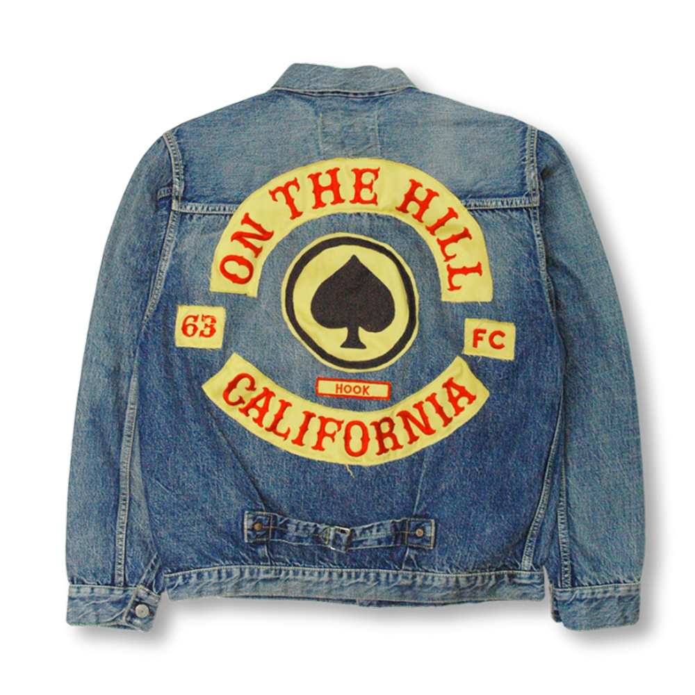 폴카운트 데님 자켓 Type1 Denim Jacket Dartford With Patch 청자켓 2107HA - 상세 이미지 2
