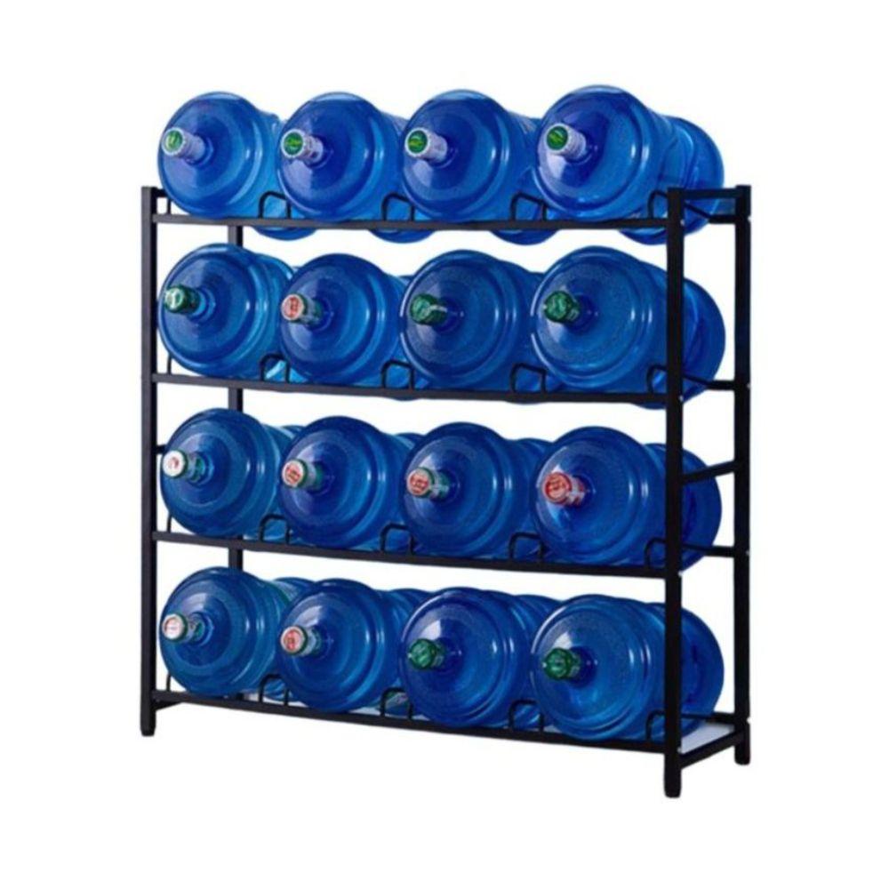 생수통 거치대 사무실 이동식 캠핑 말통 보관함 흰색 3열 3층(12~20L) - 상품 이미지