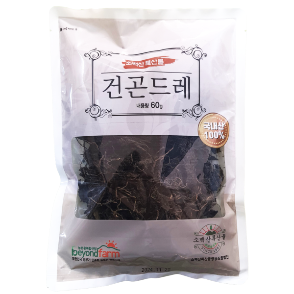 청정 소백산 곤드레나물 60g팩 100% 국내산 우리농산물 : 하루잇1