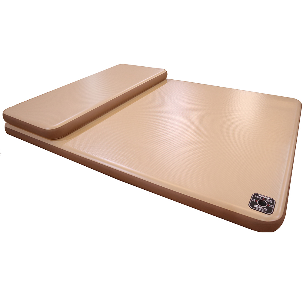 [12x200x240] 캠프웍스 에어매트 경량 캠핑매트 에어라이트 캠핑 매트리스 240x200cm, 12cm, 베이지코코넛