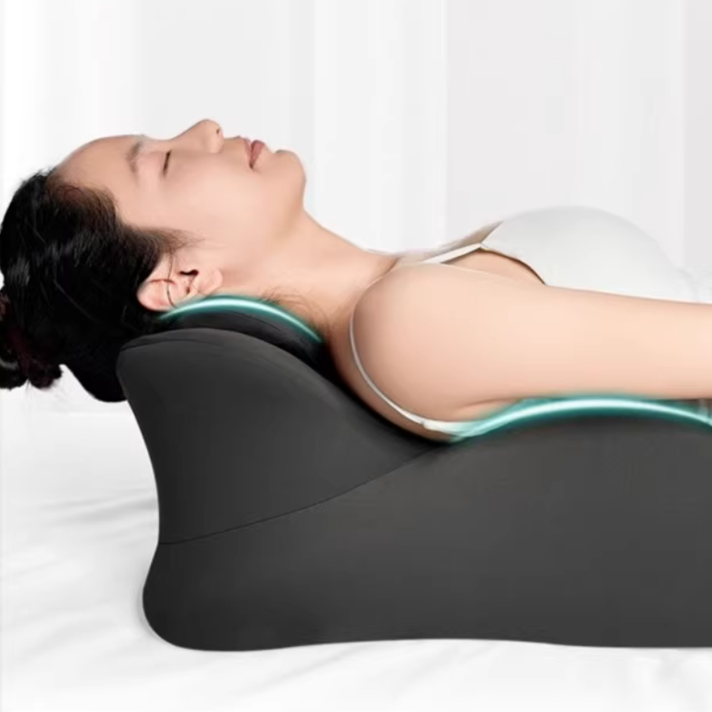 엎드려 자는 메모리폼 엎드려베개 경추베개 목베개 기능성베개 숙면베개 다기능 침대용 베개-파랑