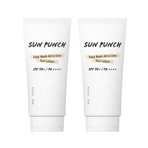 꽃을든남자 선 펀치 이지워시 올인원 선로션 대용량 200ml 2개 : 이머즈마켓
