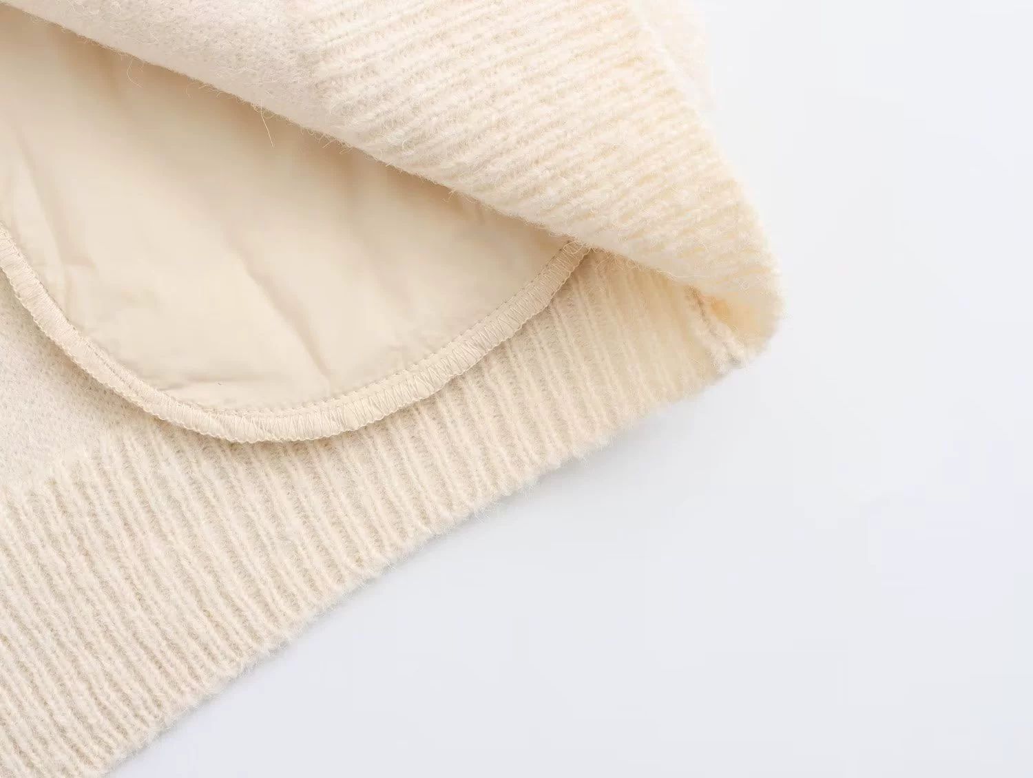 할머니 레이어드 베스트 경량 뽀글이 뷔스티에 퍼 촌캉스 누빔 - 상세 이미지 5