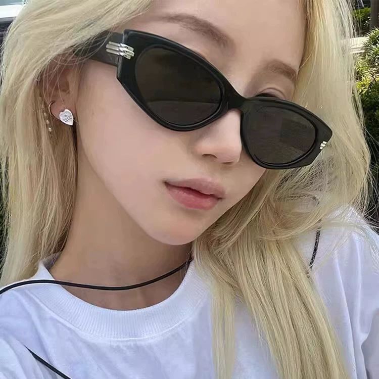 여름 캣아이 선글라스 간지 자외선차단 캐주얼 - 상세 이미지 4