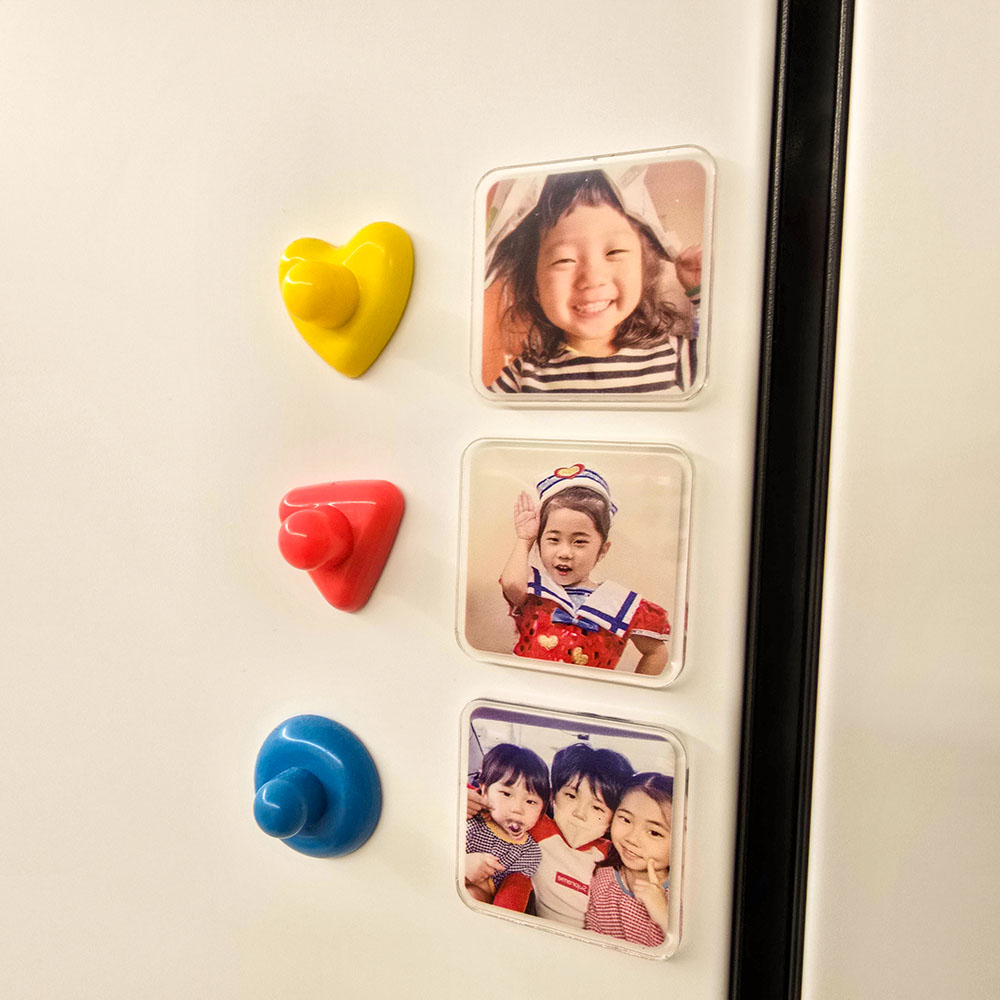 예쁜 미니 아크릴 자석 주문제작 3개셋트 이미지 7