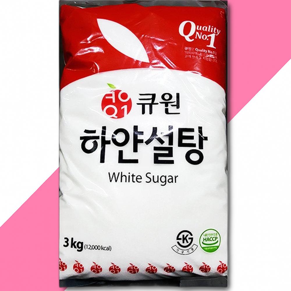 삼양 설탕 정백 3KG 흰설탕 정백당 조미료 식자재 : 은혜의집