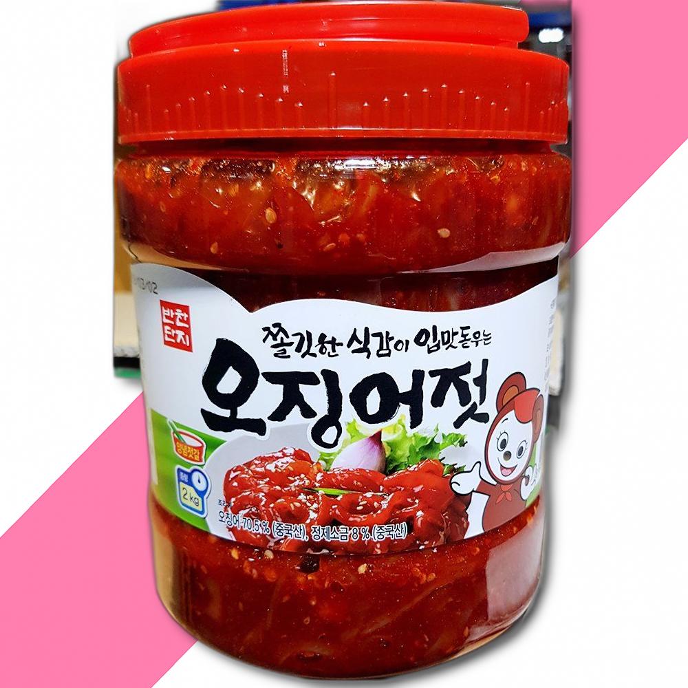 반찬단지 오징어젓 2KGX6 오징어젓 젓갈 간장 게장 꼴 : 은혜의집