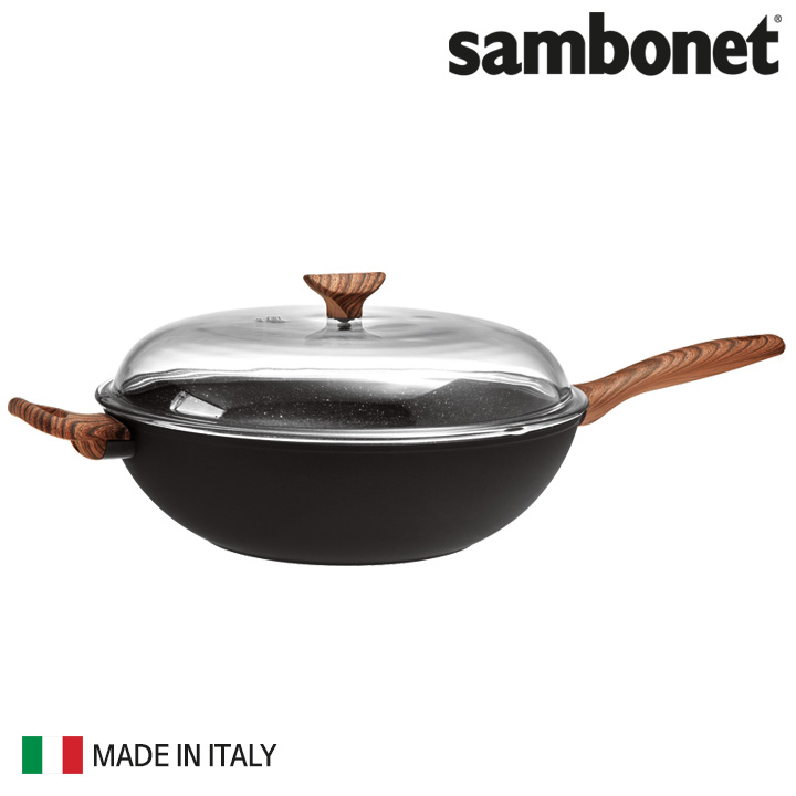 [삼보넷] 락앤로즈 WOK 32cm (블랙) - 상품 이미지