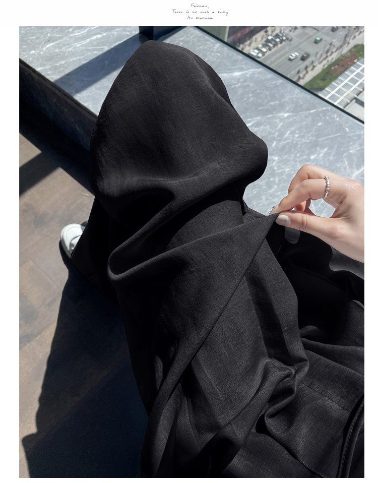 봄 여름 3가지기장 텐셀린넨 와이드팬츠 하이웨이스트 핀턱 스트랩 데일리룩 - 상세 이미지 3
