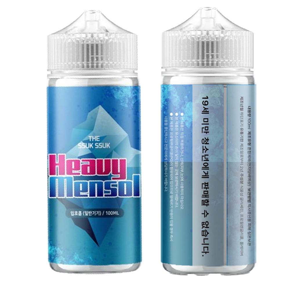 전자담배액상 블랙 강력 헤비 멘솔 액상 100ml - 상세 이미지 4