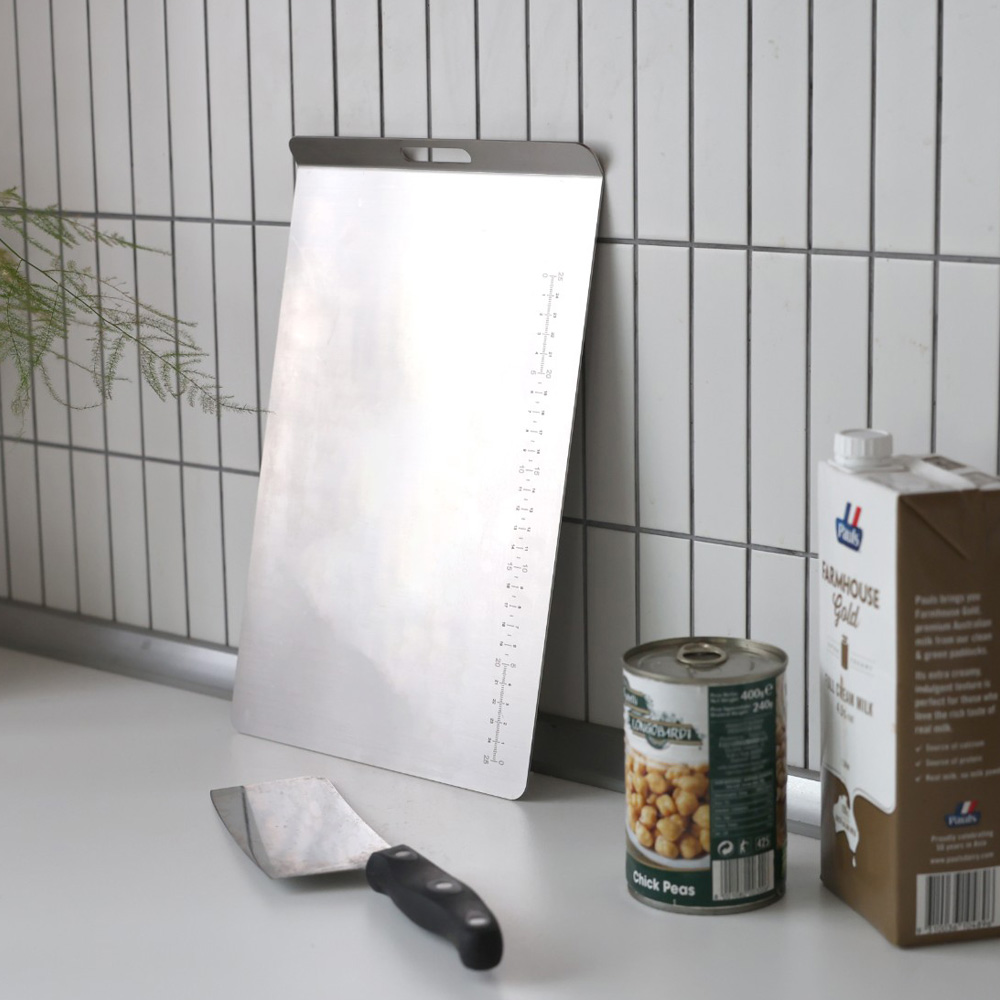 테르헨 316 스테인레스 도마 32x22cm, 이지핸들