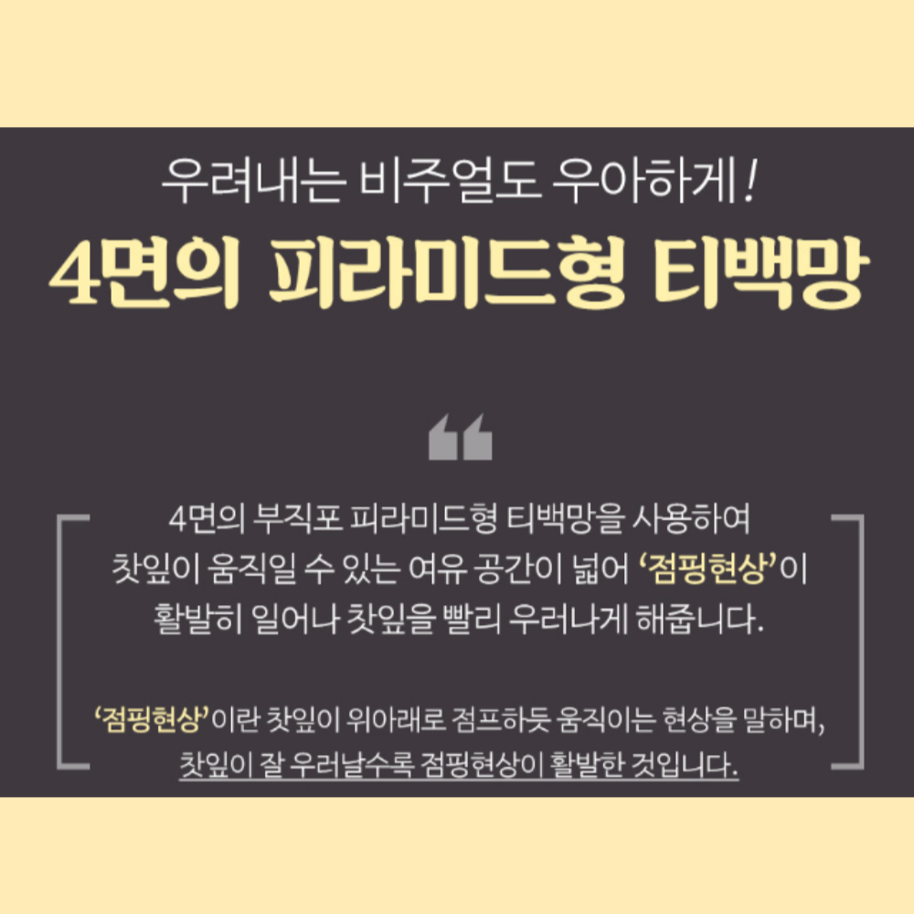 파피플로라 파비플로라 효능 흑생강 추출물 100티백 이미지 7