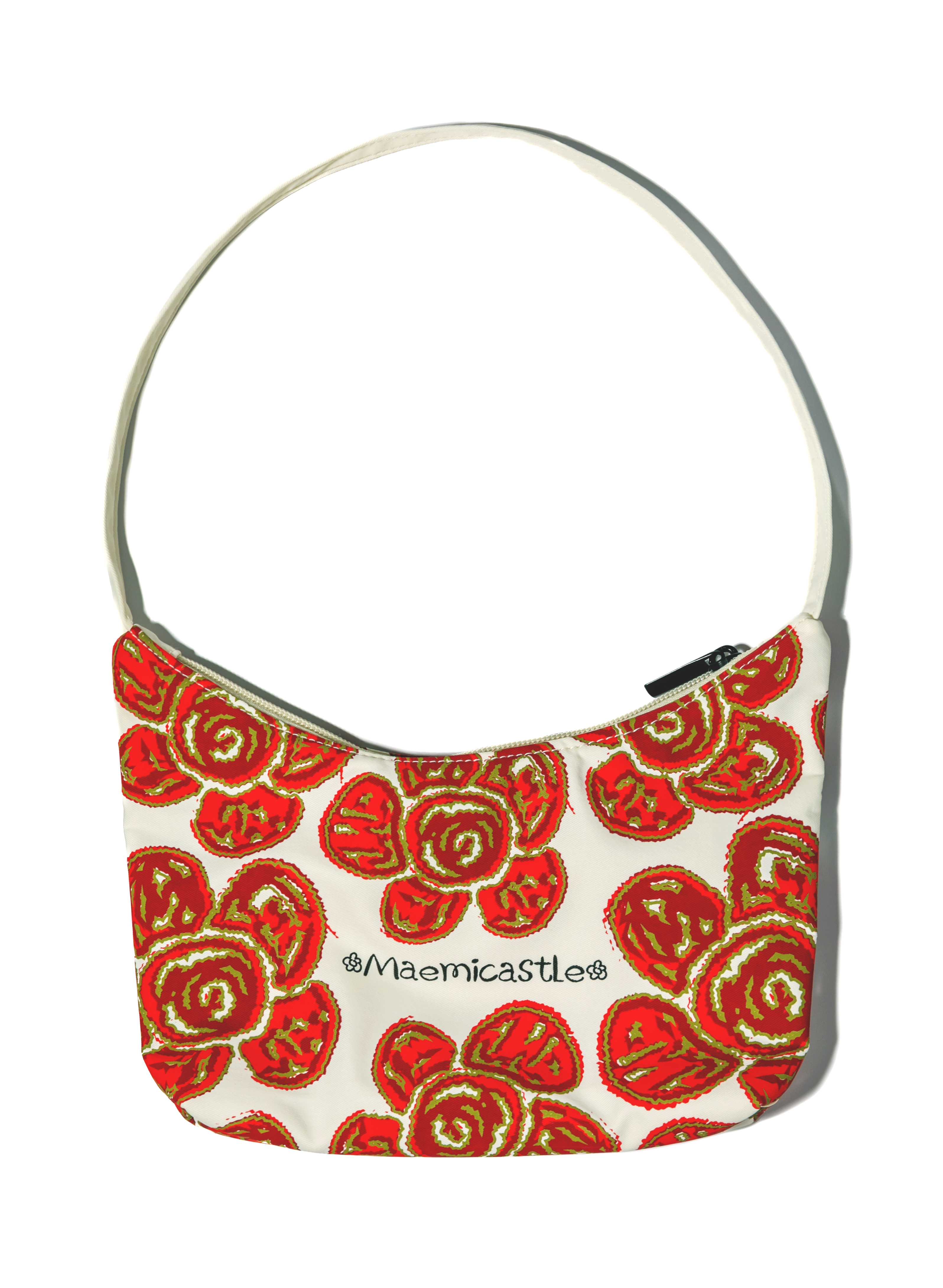 싱클레어 매미캐슬 콜라보 미니 호보백 숄더백 레드 여성용