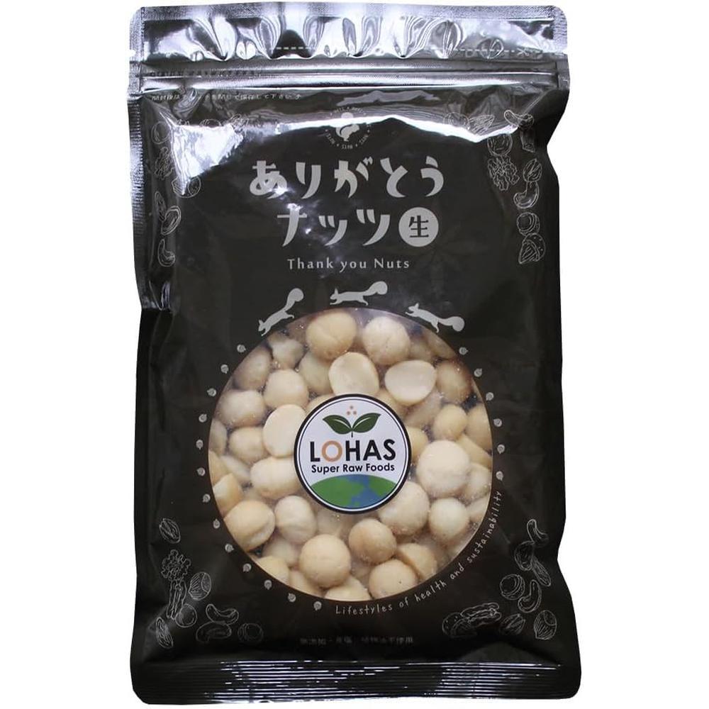자연유래 마카다미아 견과류(생), 10.6온스(300g), 땡큐넛, 무염, 무첨가물, Non-GMO 생 견과류, 자연유래 JAS 인증, 일본 생식 협회 추천 식품... 