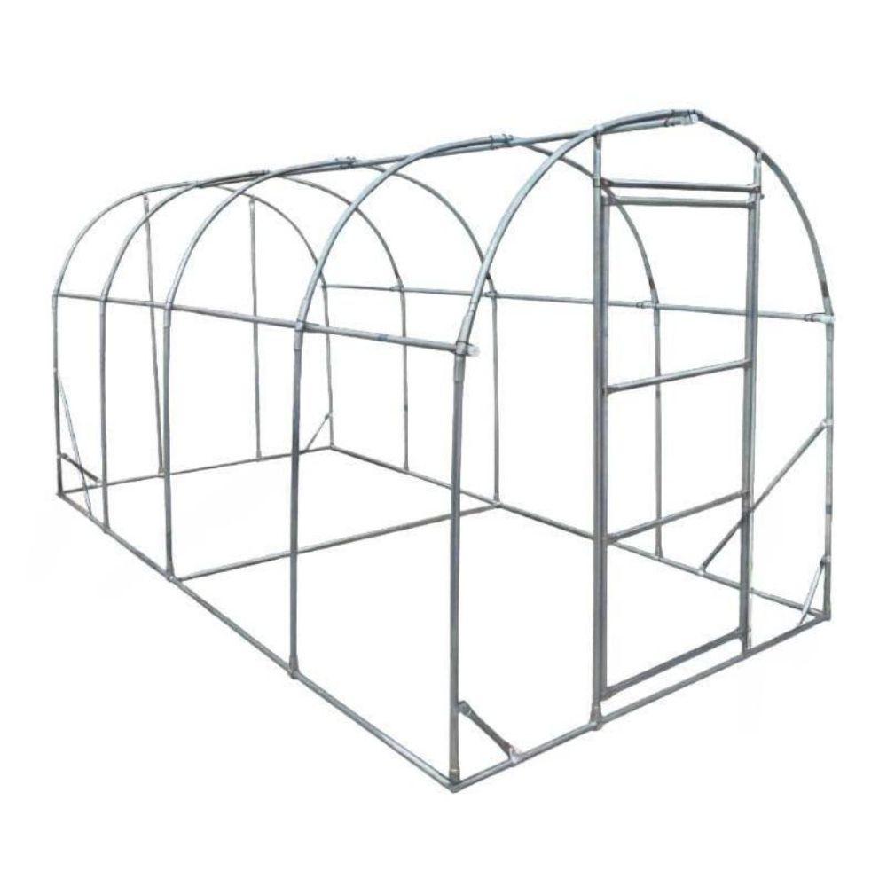 조립식 비닐하우스 온실 셀프시공 텃밭 2x4x2m (강화) - 상품 이미지