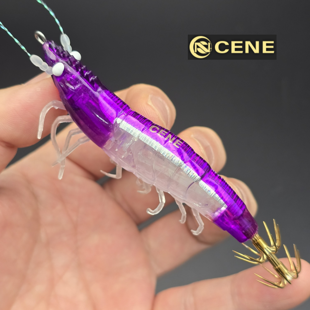 카포스 세네 조타 쉬림프 새우 에기 182 레드, 10cm(4인치) - 상세 이미지 5