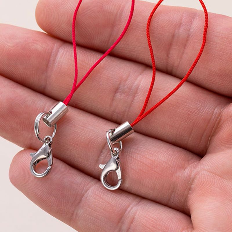 컬러 열쇠고리 줄 끈 스트랩 인형 키링 부자재 악세사리 만들기 자동차 가방 키홀더 재료