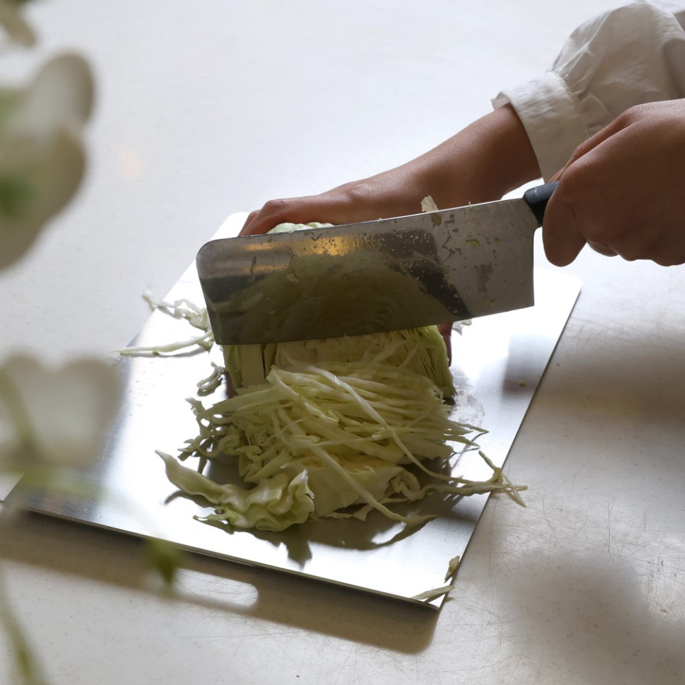 테르헨 316 스테인레스 도마 27x15cm, 이지핸들