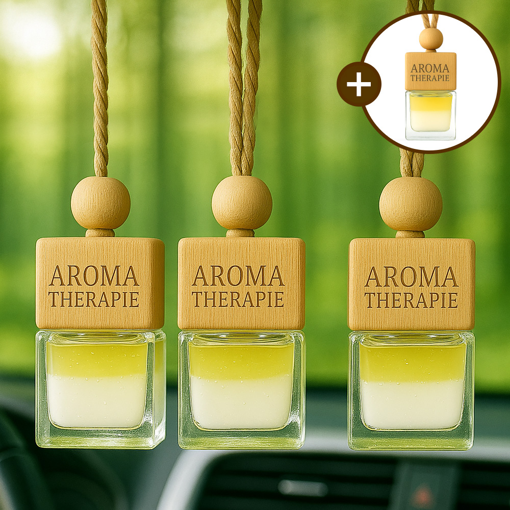 3+1 편백 차량용 방향제 피톤치드 나무 오일 천연 디퓨저 고급 자동차 새차 선물 걸이형