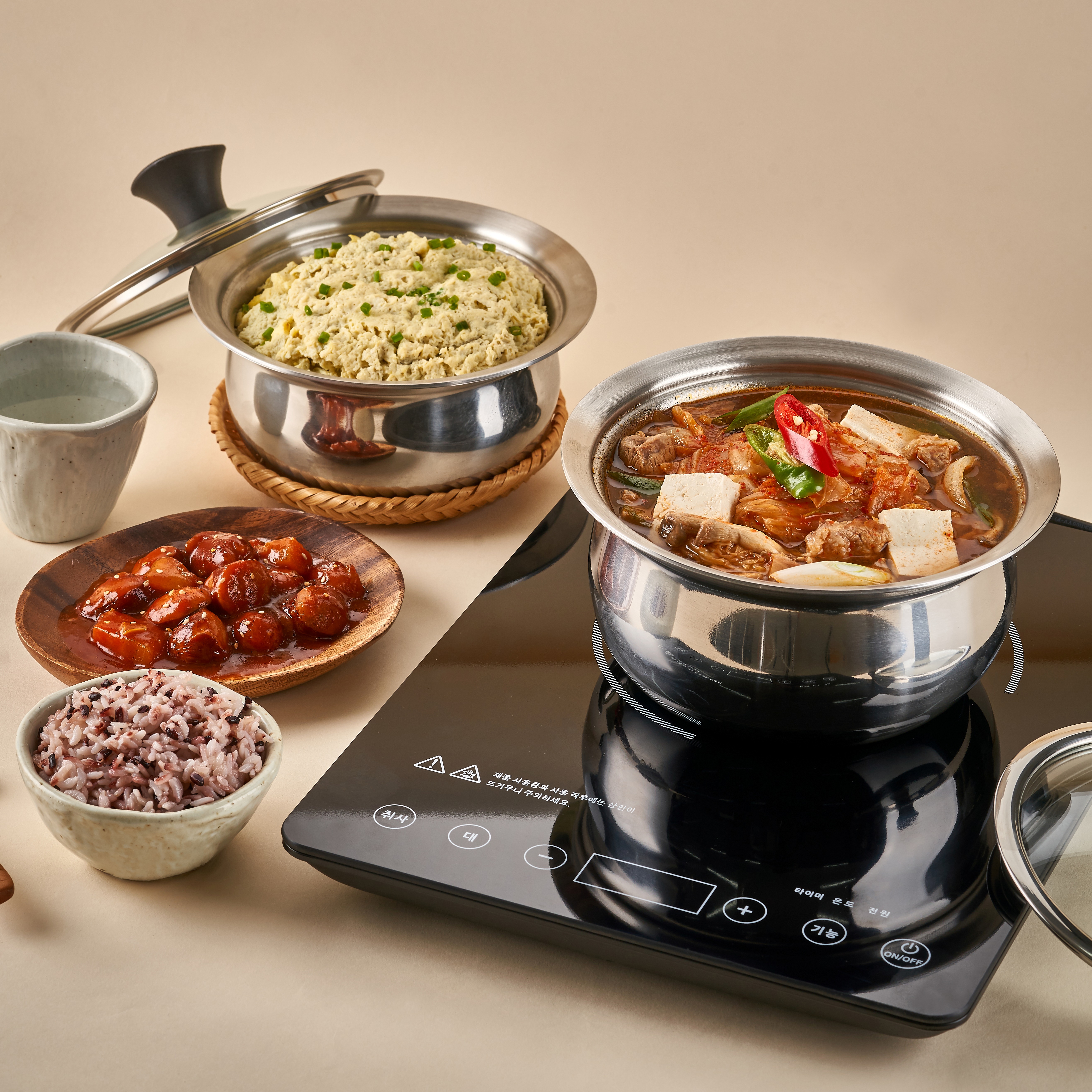 클래딘 통3중 인덕션 뚝배기 미니 스텐 계란찜 냄비 무균열 스테인리스 솥 - 상세 이미지 5