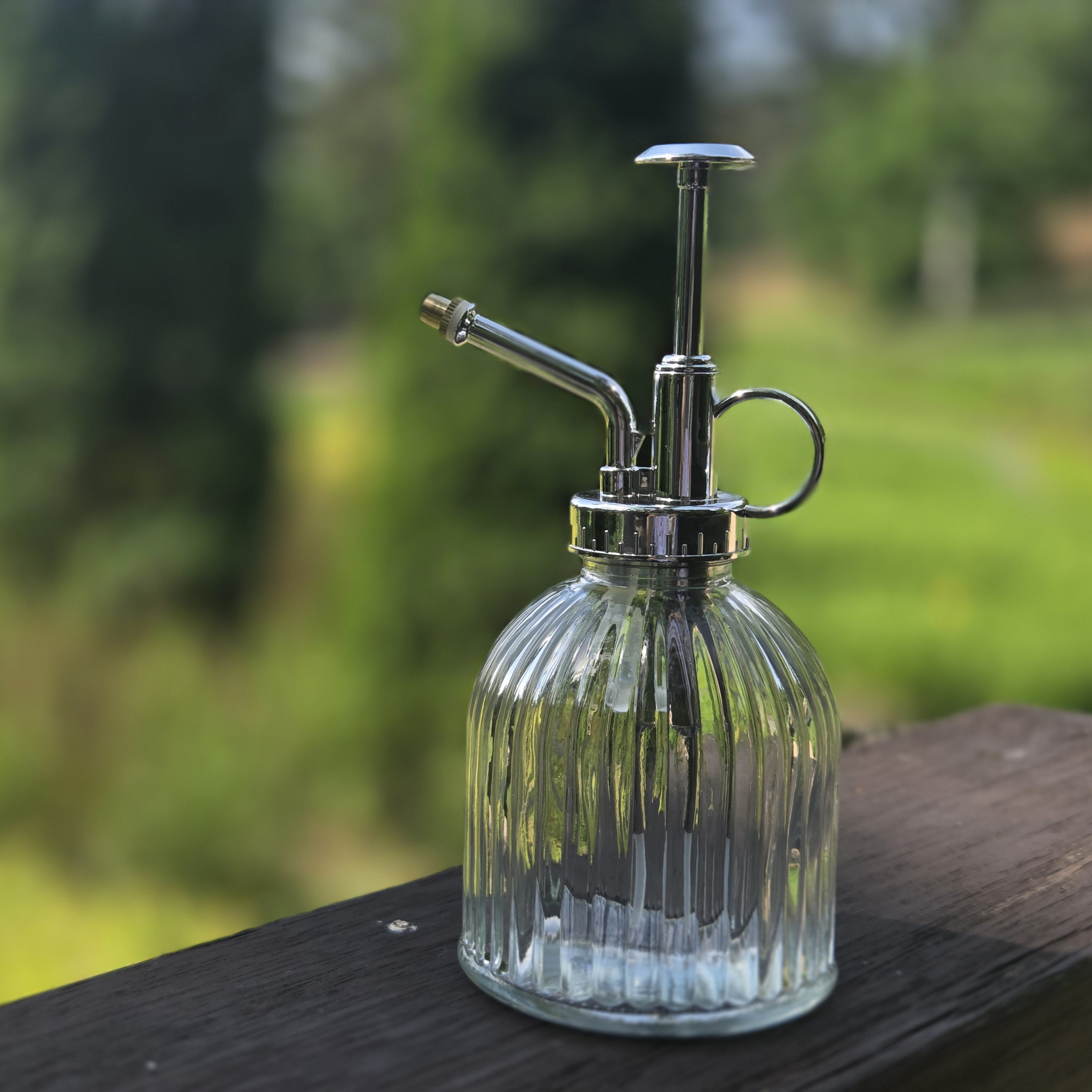 250ml 프렌치 로맨틱 엔틱 투명 유리 분무기 스프레이 화초 식물 - 상품 이미지