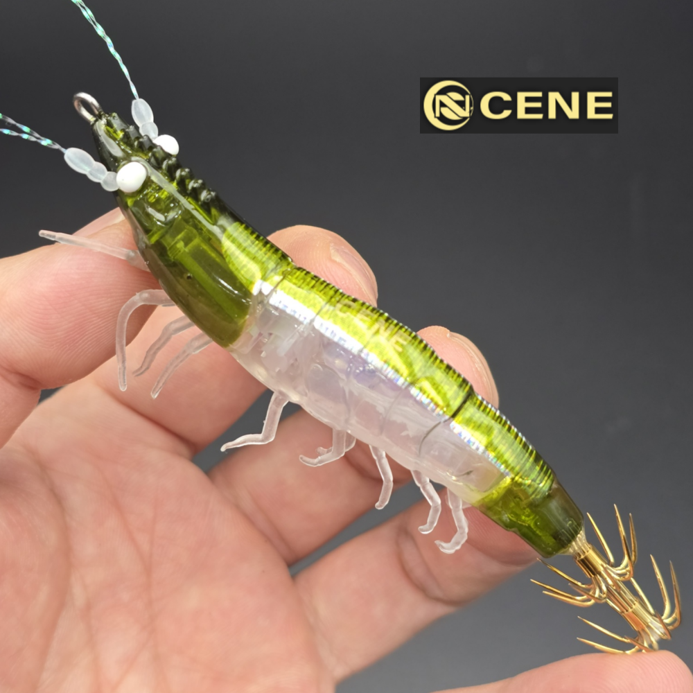 카포스 세네 조타 쉬림프 새우 에기 182 레드, 10cm(4인치) - 상세 이미지 2