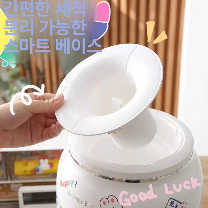 미니 책상용 정수기 기숙사 원룸 생수통 디스펜서 온수 패트병 흰색 기본형 - 상세 이미지 3