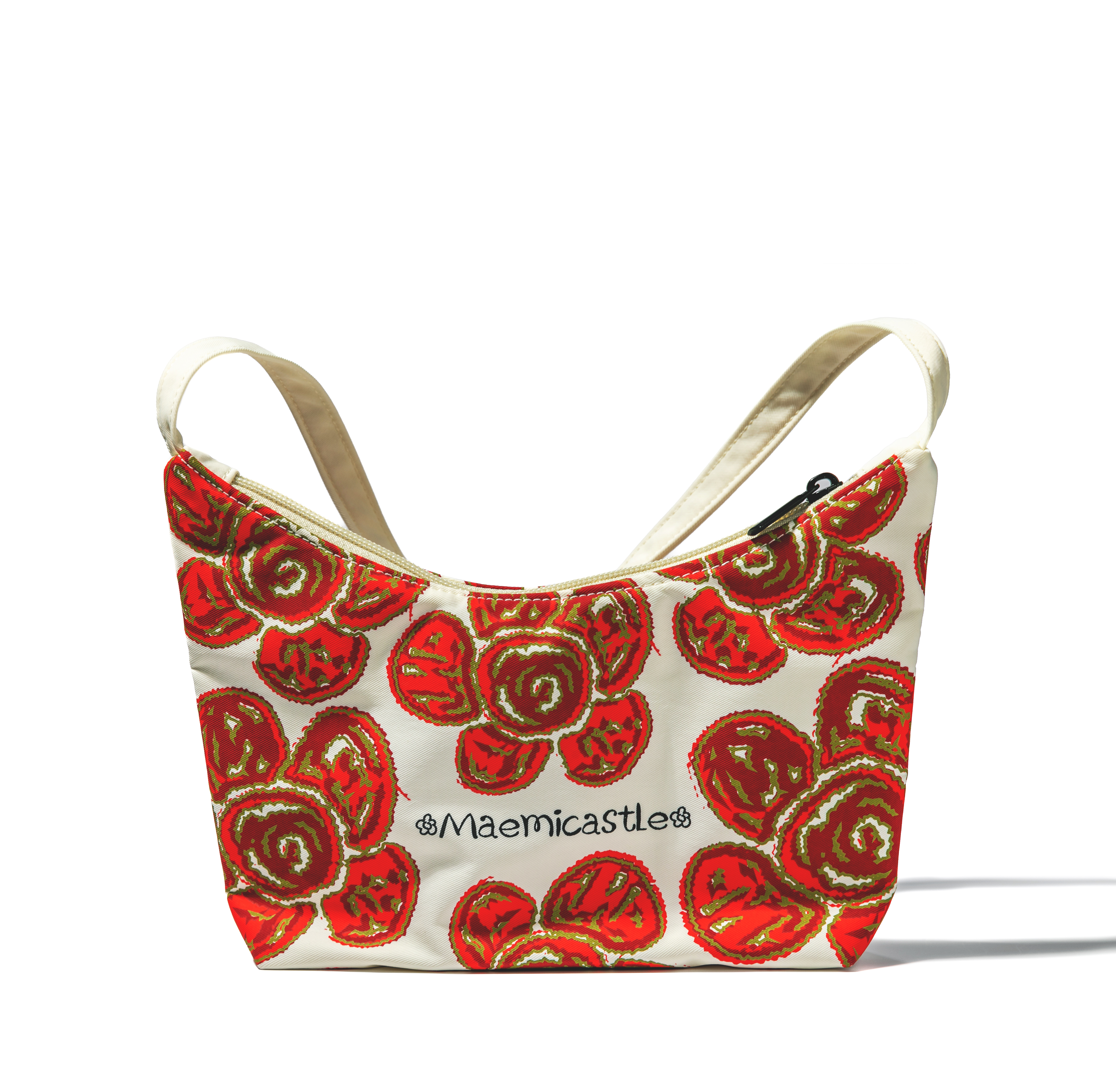 싱클레어 매미캐슬 콜라보 미니 호보백 숄더백 레드 여성용 - 상세 이미지 2