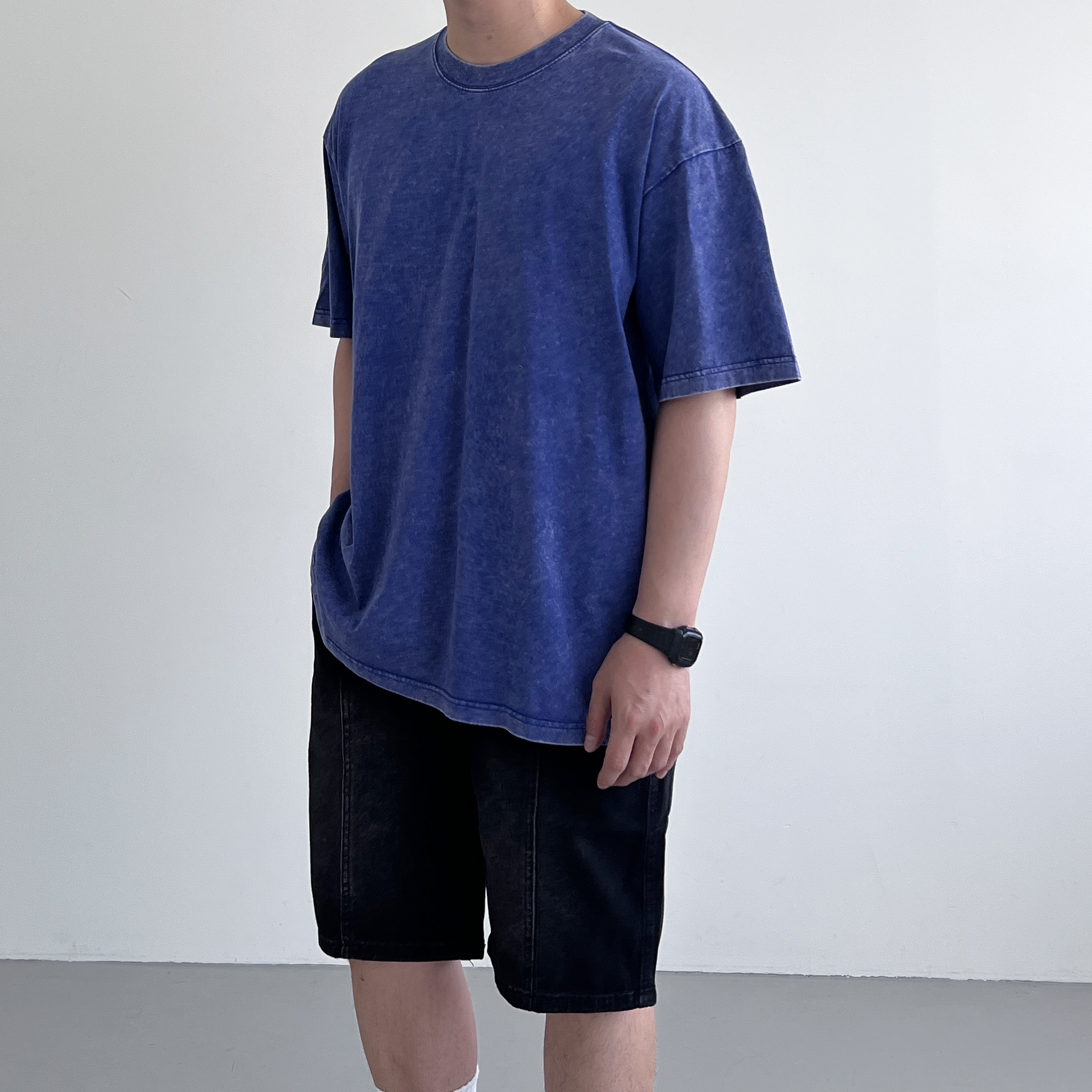 피그먼트반팔 두꺼운반팔티 10수반팔 - 상세 이미지 4