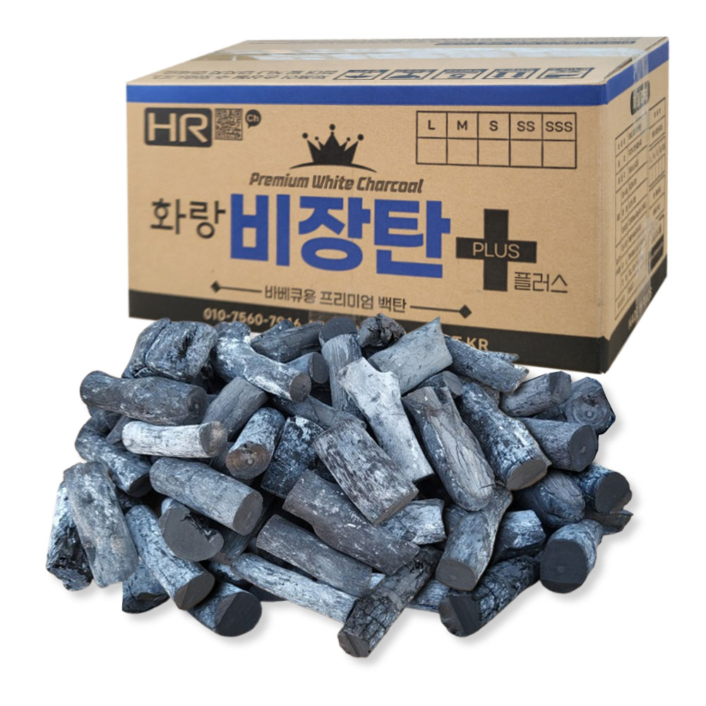 화랑 비장탄 SS 마이띠유 라오스 백탄 참숯 캠핑 바베큐용 7kg, 1개