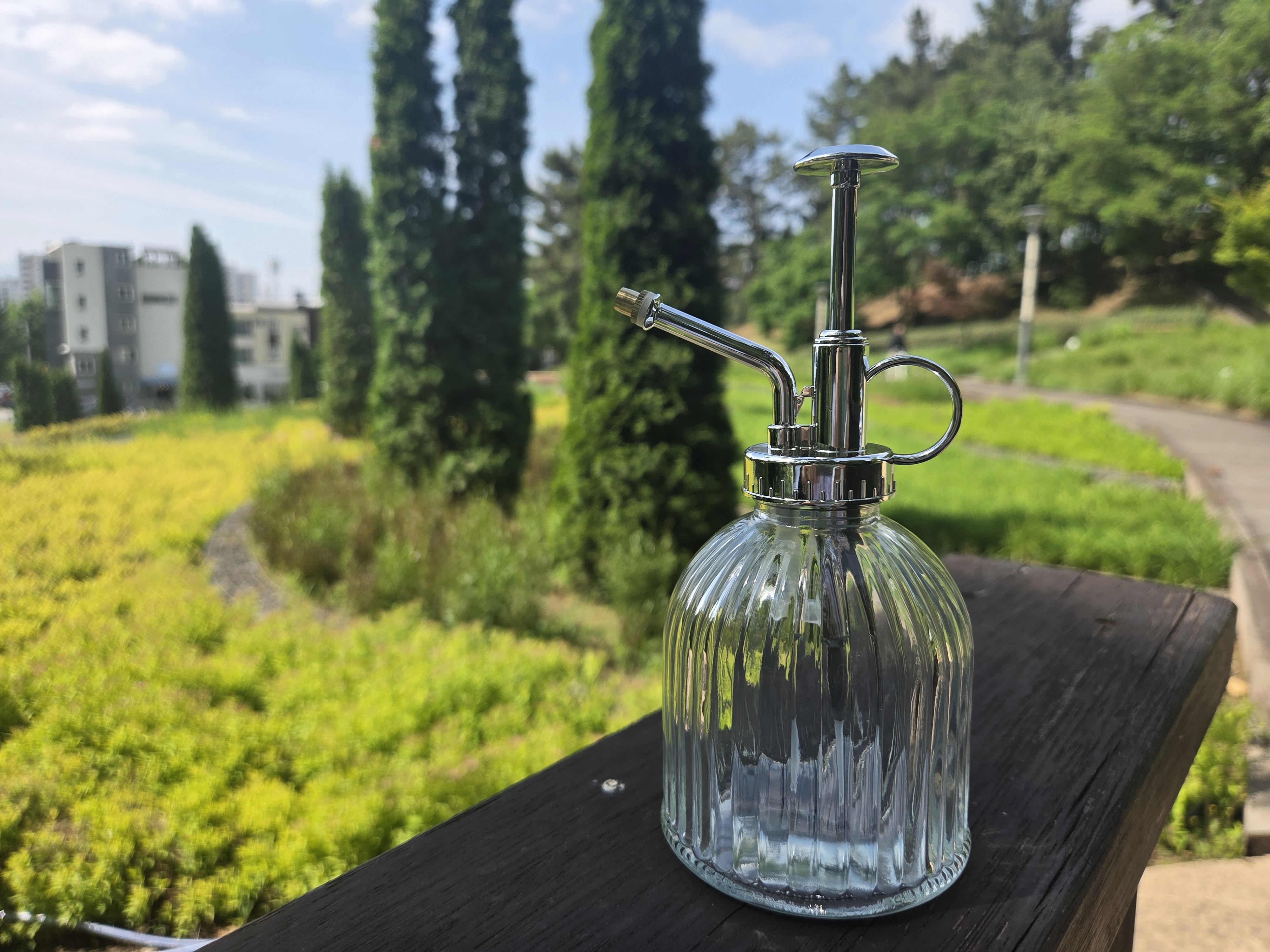 250ml 프렌치 로맨틱 엔틱 투명 유리 분무기 스프레이 화초 식물 - 상세 이미지 4