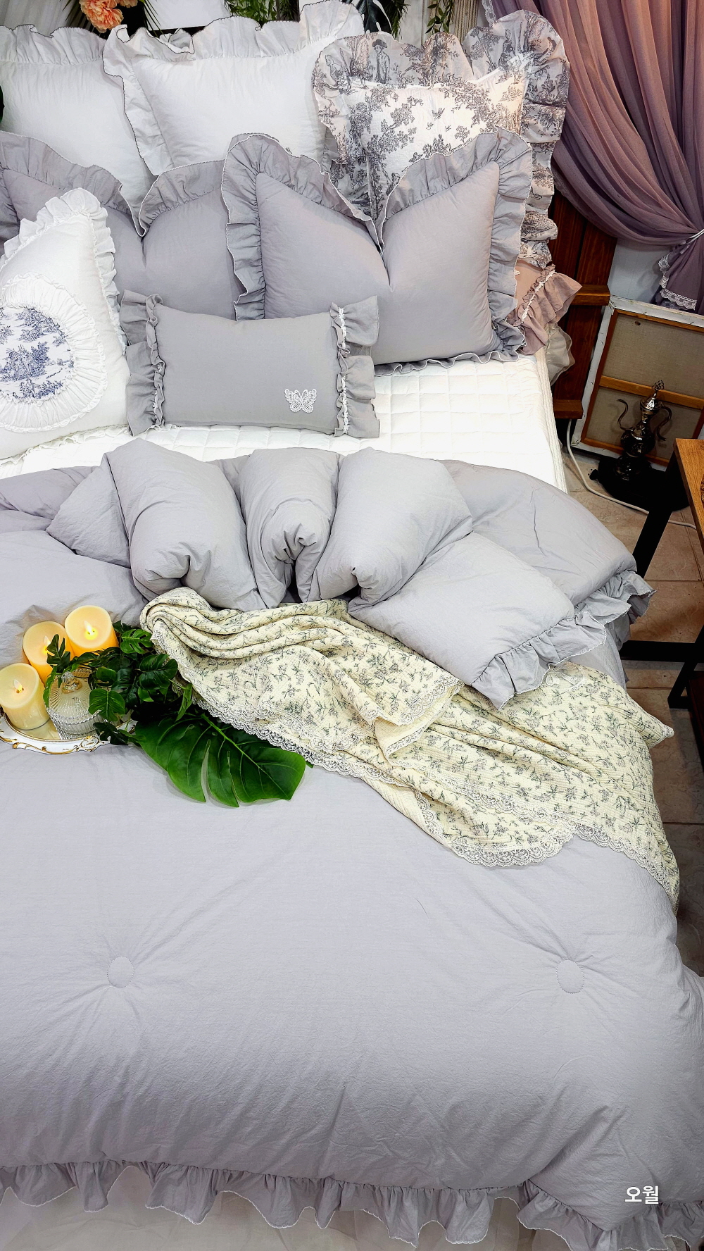 슈슈모던 혼수 신혼 호텔침구 모달이불세트 라지킹침구세트 침구류