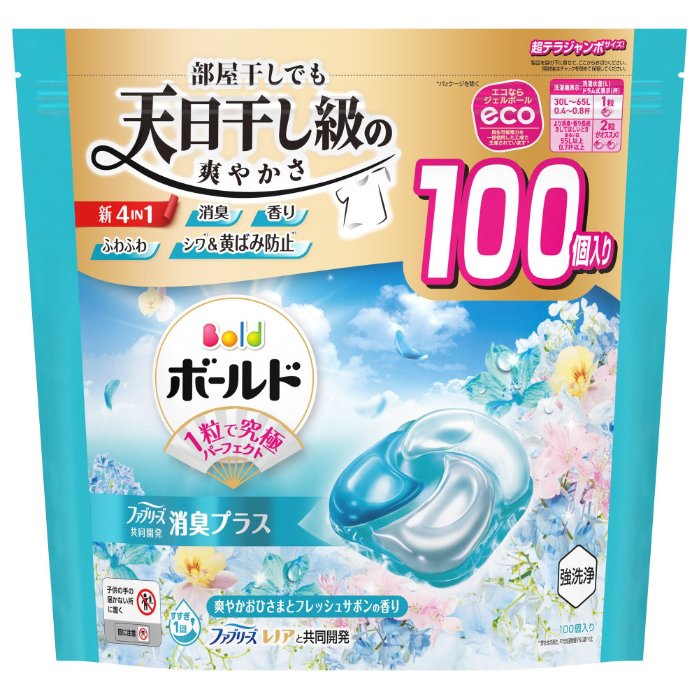 보르도 젤볼 캡슐 세탁 세제 100개입, 프레시 사봉, 1개