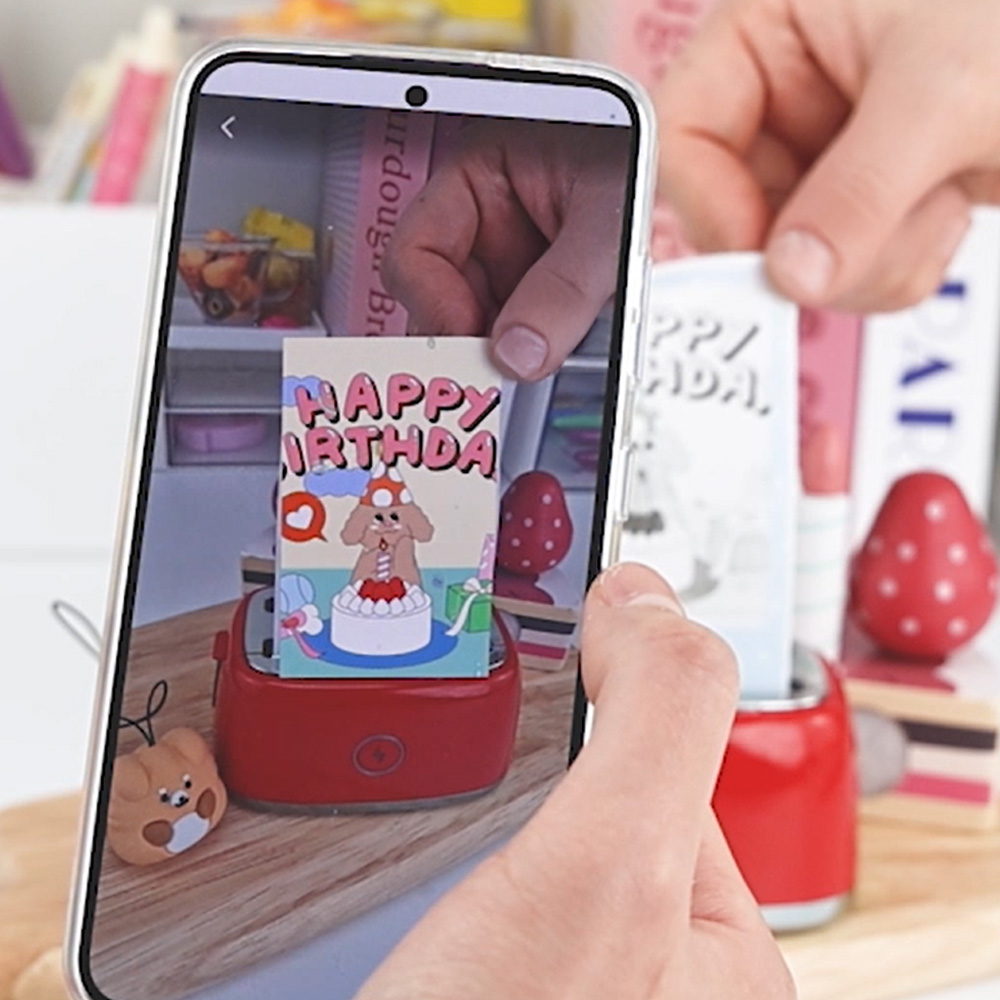 싱크라운 토스티 세트상품 라벨프린터 프리미엄 미니 휴대용 무선 스티커라벨기 네임스티커기계 - 상세 이미지 3