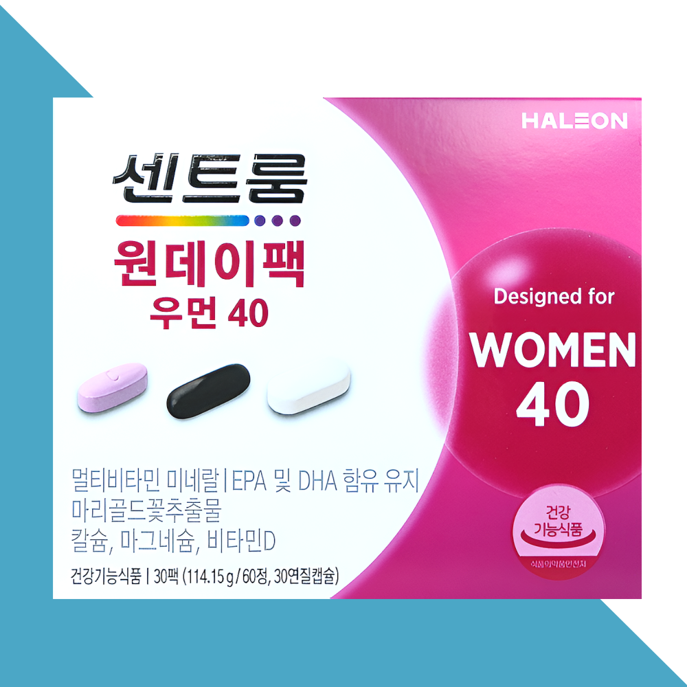 센트룸 원데이팩 우먼40 올인원영양제 30정X1개 - 상품 이미지