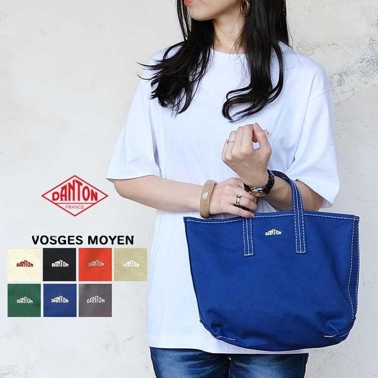 단톤 VOSGES MOYEN 토트백 코튼 캔버스 남녀공용 스톤그레이