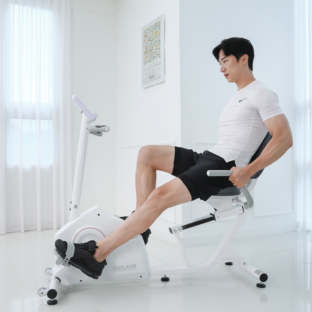 멜킨 좌식 폴민 바이크 가정용 사이클 실내 헬스 자전거 머신 유산소 운동 기구 홈트
