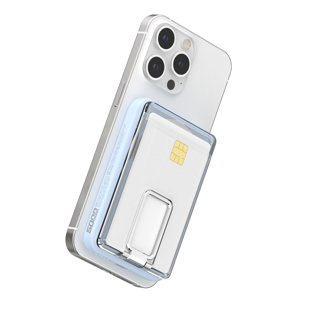 이어맥 맥세이프 보조배터리 + 카드지갑 세트 5000mAh 22.5W 고속 충전 - 상세 이미지 2