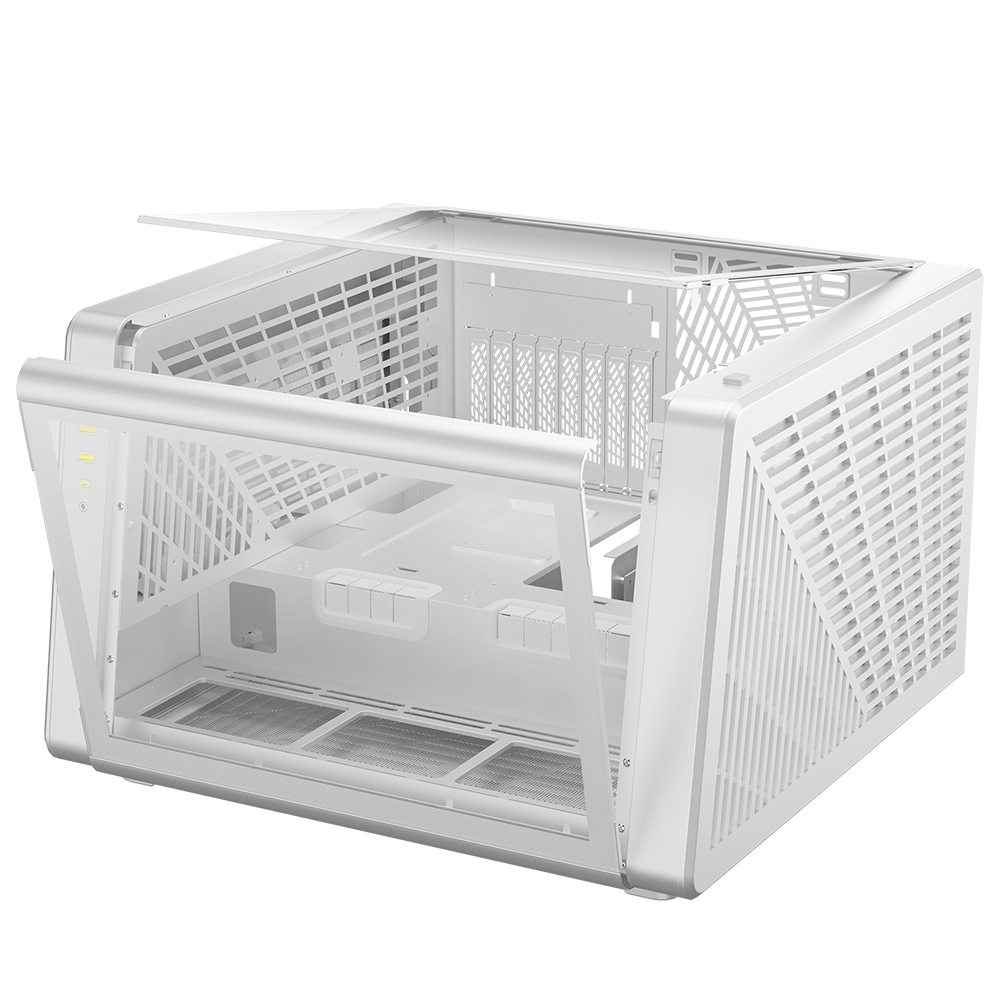 겜디아스 GAMDIAS NESO P1 빅타워 PC 케이스 화이트 화이트 - 상세 이미지 2