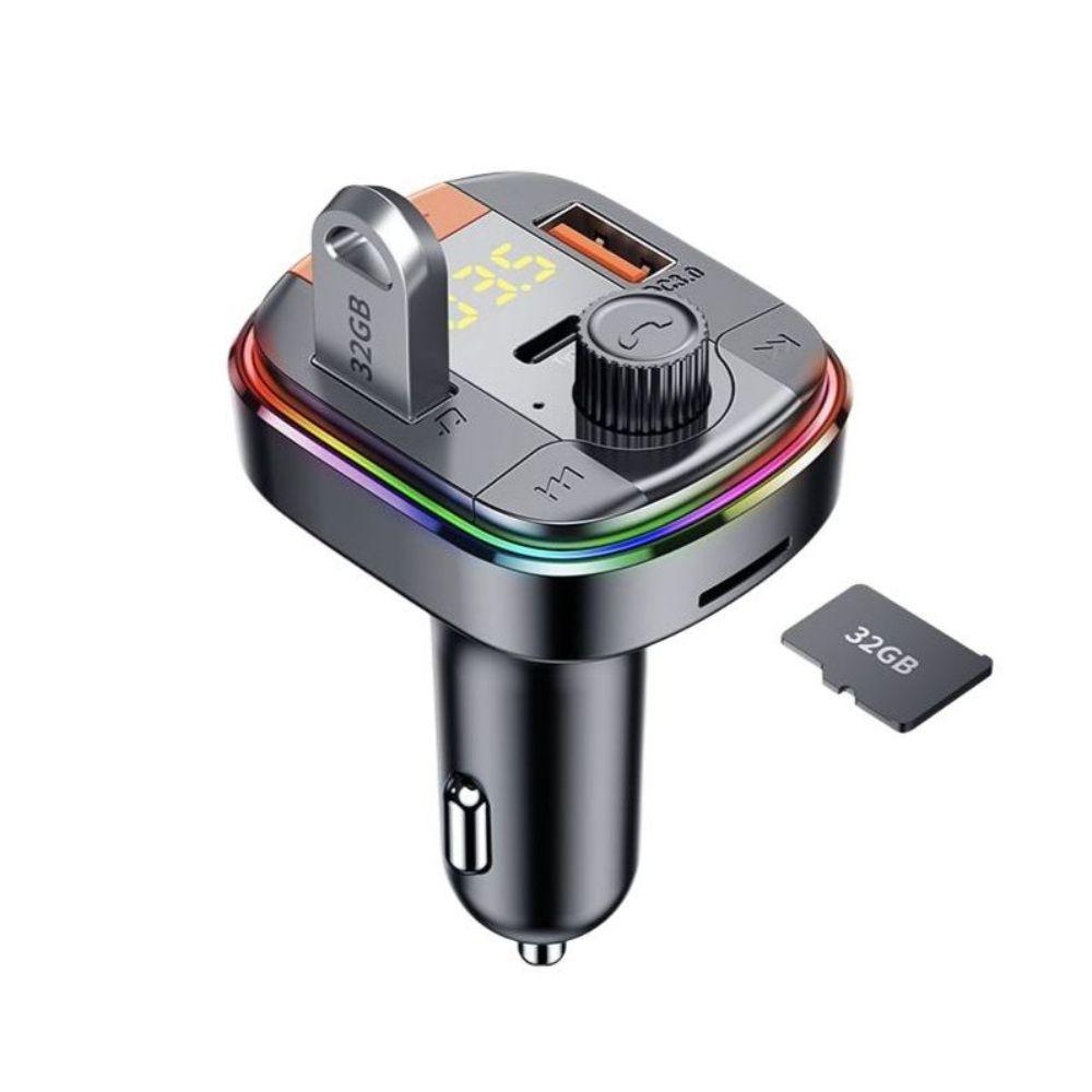 차량용 블루투스 리시버 자동차 연결 어댑터 시가잭 USB - 상품 이미지