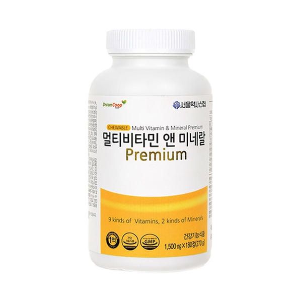 서울약사신협 멀티비타민 앤 미네랄 프리미엄 1500mg x 180정 : 헬로더마켓