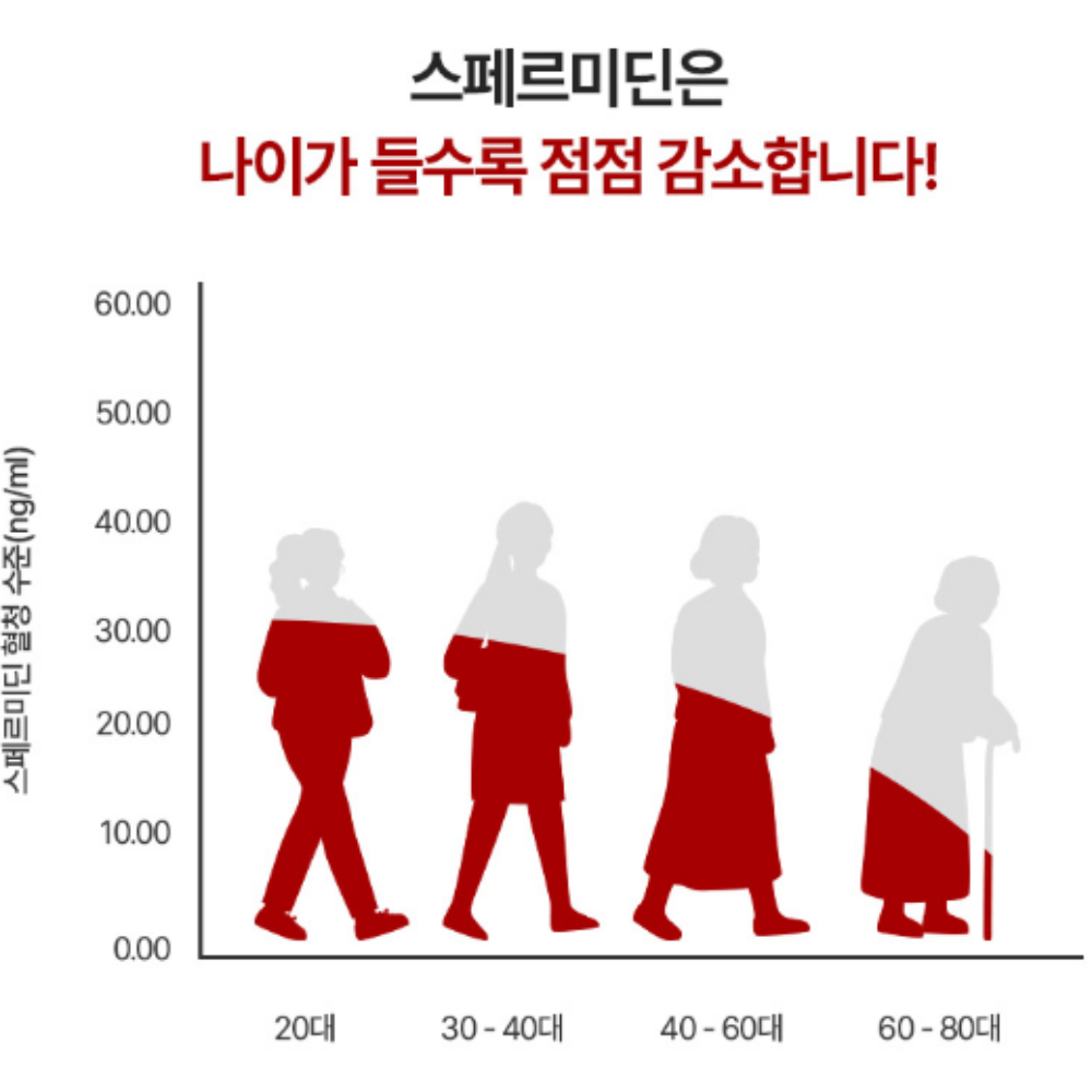 효모 스페르미딘 맥스 효능 60정3통 이미지 8