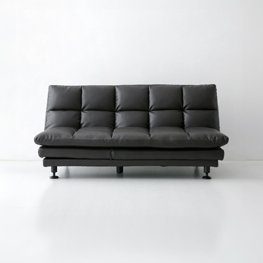 앰보 2.5인 멀티 소파베드 스툴미포함, 블랙브라운 5389.3335, 2.5인용