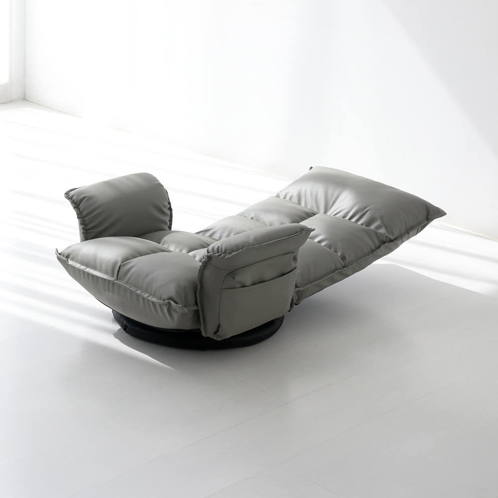 앰보 1인 좌식소파 회전팔걸이형 1인용, 다크브라운 7764.8364