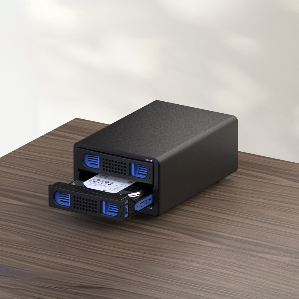 넥스트유 하비슈 2베이 DAS USB3.0 5Gbps HDD SDD 데이터스토리지 - 상세 이미지 5