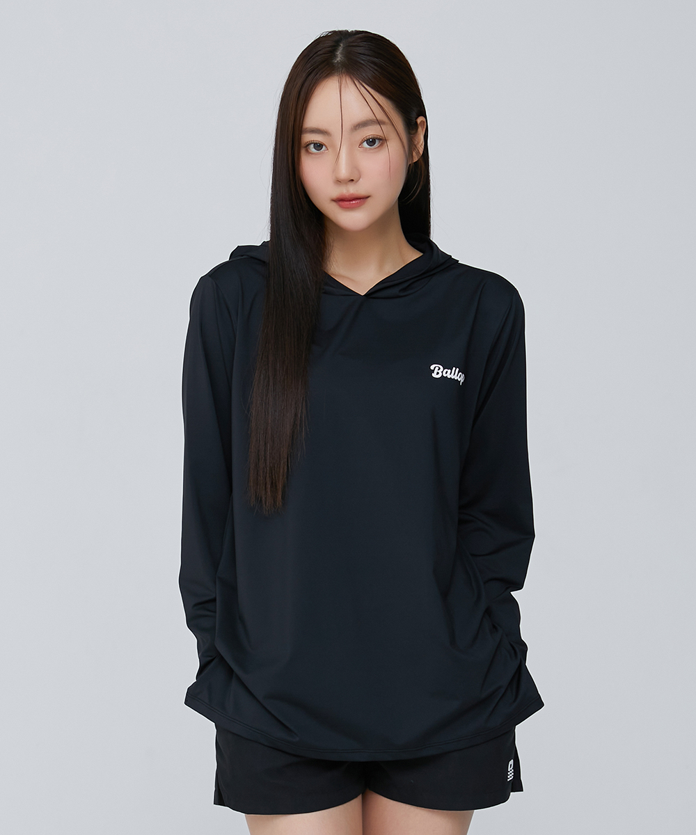 밸롭 임팩트 세미오버 후드티셔츠 블랙 2개 구매 시 추가할인 이미지 7