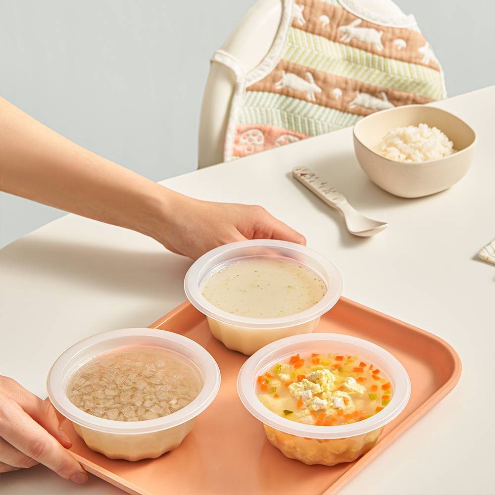 [베이비본죽] 냉장 유아식 14M 반찬/국 4입세트 (130g) 이유식 맛보기세트